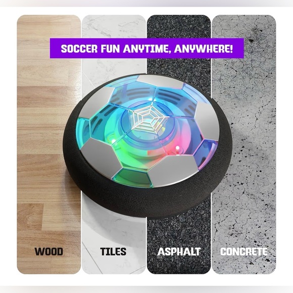 Ninja Blast Hover Rechargeable Soccer Ball Lights Up Brand New - Picture 4 of 12